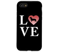 Perro Raza Westphalian Dachsbracke Palabra Amor Tipografía Carcasa para iPhone SE (2020) / 7 / 8
