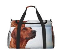 Perro Rhodesian Ridgeback,Bolsas Deportivas, Bolsos de Viaje Deportivos Cruzados de Mano, Bolsas de Viaje de Gran Capacidad para Mujeres y Hombres.