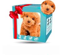 Perro robot 2025 Versión mejorada, perro de peluche interactivo, mi cachorro robot realista que actúa como un cachorro de verdad: camina, ladra y mueve la cola. Un perro de juguete que camina y ladra.