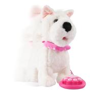 Perro Robot,Animal de peluche inteligente y realista | Perro robot de inteligencia artificial con detección táctil, realista e imitación de sonidos, para cumpleaños, Navidad para niñas