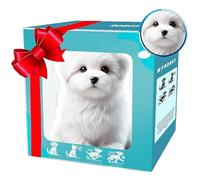 Perro Robot con IA (2025), Cachorro Robot Inteligente Y Realista Que Actúa como Un Cachorro Real: Camina, Ladra Y Mueve La Cola, Ideal For Amantes De Las Mascotas.(D#)