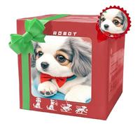 Perro Robot con IA (2025), Cachorro Robot Inteligente Y Realista Que Actúa como Un Cachorro Real: Camina, Ladra Y Mueve La Cola, Ideal For Amantes De Las Mascotas.(F#)