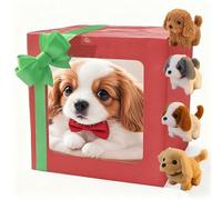 Perro Robot con IA, mis Cachorros robóticos realistas, Panda Robot Que actúa como un Panda Real, Mascota robótica interactiva se Sienta, Camina, Corre, meneando la Cola E