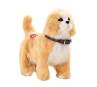 Perro robot genérico - Cachorro caminando con cola que revuelve y ladridos, perro de peluche interactivo con detección y música | para juegos de dormitorio, parque y regalo festivos