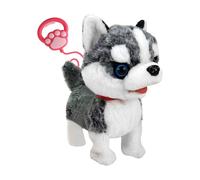 Perro Robot Inteligente - Peluche Interactivo Camina Efectos Sonido 420g, Cachorro Realista Actúa Como Real | Animal Relleno Viviente Niños Niñas, Regalo Cumpleaños Fiesta Juguete Electrónico