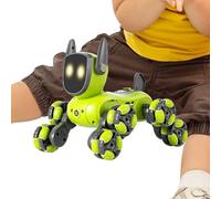 Perro Robot - Juguete Interactivo Control Remoto 8 Ruedas 2025 Inteligente Padre-Hijo | Robot Eléctrico Educativo Creativo Multifuncional | Niños Niñas Regalo Cumpleaños LED Luces Música Baile Canto C