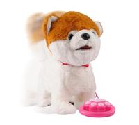 Perro Robot | Juguetes De Peluche Realistas E Interactivos | Perro Robot de Inteligencia Artificial con Detección Táctil, Realista e Imitación de Sonidos | Para Niños Niñas Cumpleaños Navidad