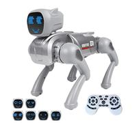 Perro Robot - Juguetes Educativos con Control de Voz Interactivo,Juguete De Robot Perro Programable Y Bailarín | Para Niños Chicos Jóvenes Hogar Viaje Jardín Patio Interior Aula Preescolar Navidad