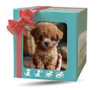 Perro robot, mi cachorro robot realista, robots realistas cachorros que actúan como un cachorro real para sentarse, ladrar, caminar y correr (marrón)