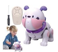 Perro Robot para Niños y Niñas | Juguete Interactivo Para Cachorros Con Música Y Luz | Entrenador De Habilidades Lingüísticas - Para Niños, Chicos Y Adultos, Del Aburrimiento, Cumpleaños, Navidad, Pas