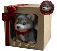 Perro robot, perro de peluche interactivo,mi cachorro robot realista que actúa como un cachorro de verdad: camina, Nuevo ladra y mueve la cola. Un perro de juguete que camina y ladra,Caja de regalo