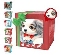 Perro Robot Que Actúa como Un Cachorro Real, My Realistic Robots, Simulación De Movimiento De Cachorro De Peluche Interactivo Realista para Adultos, Caminar, Ladrar, para Amantes De Las Mascotas 06