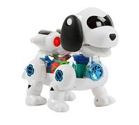 Perro robot que camina luces sonidos Cyber Dog Pet Robot Cachorro ladra y Scodinzola suena y se ilumina Perro Juguete interactivo Cachorro Electrónico Perrito Multifunción Caminante Mueve la Cola