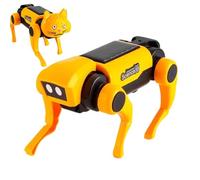 Perro robot solar - Kits de ciencia robótica inteligente de bricolaje mecánicos de 5.31 pulgadas, kit de perro robot de bricolaje | Perros robóticos para construir perros alimentados por energía solar