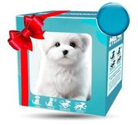 Perro robot Versión mejorada, New perro de peluche interactivo, mi cachorro robot realista que actúa como un cachorro de verdad-camina, ladra y mueve la cola. Un perro de juguete que camina y ladra