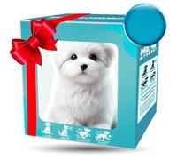 Perro robot Versión mejorada, perro de peluche interactivo, mi cachorro robot realista que actúa como un cachorro de verdad: camina, ladra y mueve la cola. Un perro de juguete que camina y ladra.