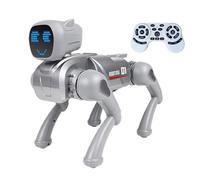 Perro Robótico Inteligente Para Mascotas Con Inteligencia Artificial Y Control Por Voz Y Aplicación - Juguete Educativo Para Perros Robot Acrobático Con Cara LED Para Niños, Niñas, Viajes En Casa, Aul