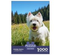 Perro Rompecabezas 1000 Piezas Mascota Adorable Cachorro Adorable - Arte Premium para Coleccionar, Montaje Gratificante, Decoración, 70x50cm/1000pcs