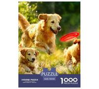 Perro Rompecabezas Difícil 1000 Piezas Mascota Adorable - Desafío Mindful, Piezas Gruesas Y Seguras, Ideal para Decorar O Regalar, Póster, 70x50cm/1000pcs