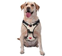 Perro Rottweiler,Arnés para Mascotas, arnés Reflectante Ajustable para Perros,M