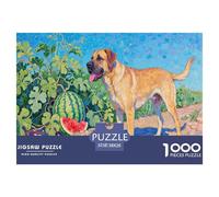 Perro Rottweiler Puzzle 1000 Piezas Animal Adultos Educational Game Cumpleaños Juego De Rompecabezas Decoración Relajación Y Sabiduría 38x26cm/1000pcs