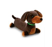 Perro salchicha de peluche de 35 cm, marrón, suave muñeco de peluche NICI, adorable animal para abrazarlo y jugar, gran idea de regalo para niños y personas adultas - 61898
