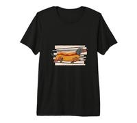 Perro Salchicha Disfrazado de Hot Dog Wiener Dog Dachshund Camiseta Premium