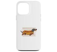 Perro Salchicha Disfrazado de Hot Dog Wiener Dog Dachshund Carcasa para iPhone 13 Pro MAX