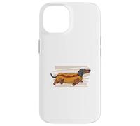 Perro Salchicha Disfrazado de Hot Dog Wiener Dog Dachshund Carcasa para iPhone 14