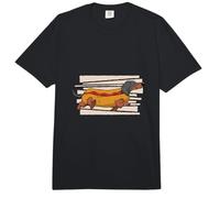 Perro Salchicha Disfrazado de Hot Dog Wiener Dog Dachshund Comfort Colors Adult Heavyweight T-Shirt