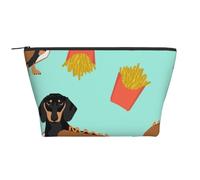 Perro Salchicha Perro Salchicha, Bolsa de artículos de tocador Bolsa de Maquillaje Bolsa de cosméticos Bolsa de artículos de tocador de Viaje portátil