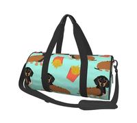 Perro Salchicha Perro Salchicha, Bolsa de Viaje de Gran Capacidad, Bolso Redondo, Bolsa de Viaje Deportiva, Bolsa de Mano, Bolsa de Fitness