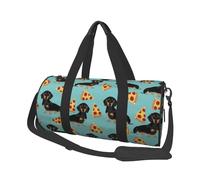 Perro Salchicha Pizza, Bolsa de Viaje de Gran Capacidad, Bolso Redondo, Bolsa de Viaje Deportiva, Bolsa de Mano, Bolsa de Fitness