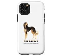 Perro Saluki: Puede Golpear repentinamente la Velocidad de deformación para los dueños de Mascotas Carcasa para iPhone 11 Pro