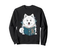 Perro samoyedo, cachorro, cómo entrenar a tu humano, diseño Sudadera