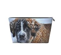 Perro San Bernardo, Bolsa de artículos de tocador Bolsa de Maquillaje Bolsa de cosméticos Bolsa de artículos de tocador de Viaje portátil
