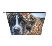 Perro San Bernardo, Bolsa de artículos de tocador Bolsa de Maquillaje Bolsa de cosméticos Bolsa de artículos de tocador de Viaje portátil