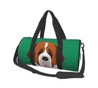 Perro San Bernardo, Bolsa de Viaje de Gran Capacidad, Bolso Redondo, Bolsa de Viaje Deportiva, Bolsa de Mano, Bolsa de Fitness