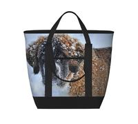 Perro San Bernardo,Bolsas de almuerzo de gran capacidad, bolsa de mano térmica para mujeres, hombres, trabajo, picnic, viajes.