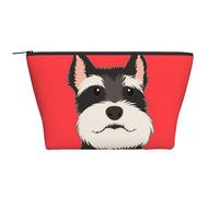 Perro Schnauzer Amigo, Bolsa de artículos de tocador Bolsa de Maquillaje Bolsa de cosméticos Bolsa de artículos de tocador de Viaje portátil