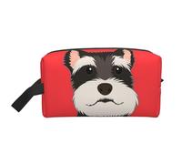 Perro Schnauzer Amigo, Bolsa de Maquillaje Bolsa de cosméticos Bolsa de artículos de tocador de Viaje portátil Organizador de Bolsa de Maquillaje