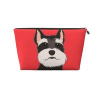 Perro Schnauzer Amigo, Bolsa de Maquillaje Bolsa de cosméticos Bolsa de artículos de tocador de Viaje portátil Bolsa de artículos de tocador