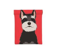 Perro Schnauzer Amigo, Squeeze Top Wallet Bolsa de Almacenamiento para Mujer Monedero pequeño Bolsa de Cambio