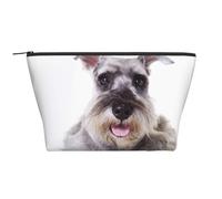 Perro Schnauzer Lindo, Bolsa de artículos de tocador Bolsa de Maquillaje Bolsa de cosméticos Bolsa de artículos de tocador de Viaje portátil