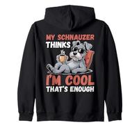Perro Schnauzer miniatura Sudadera con Capucha