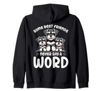 Perro Schnauzer miniatura Sudadera con Capucha
