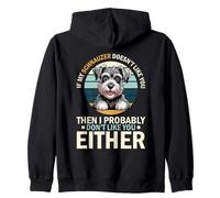 Perro Schnauzer miniatura Sudadera con Capucha