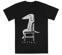 Perro Sentado Relaxed Fit Kids Black tee Camiseta De Manga Corta para Niños Kids Black tee Children Short Sleeve T-Shirt