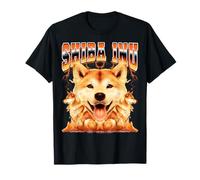 Perro Shiba Inu al Estilo Pirata de los 90 Camiseta