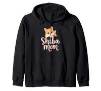 Perro Shiba Mom, Shiba Inu Mama, lindo cachorro Sudadera con Capucha